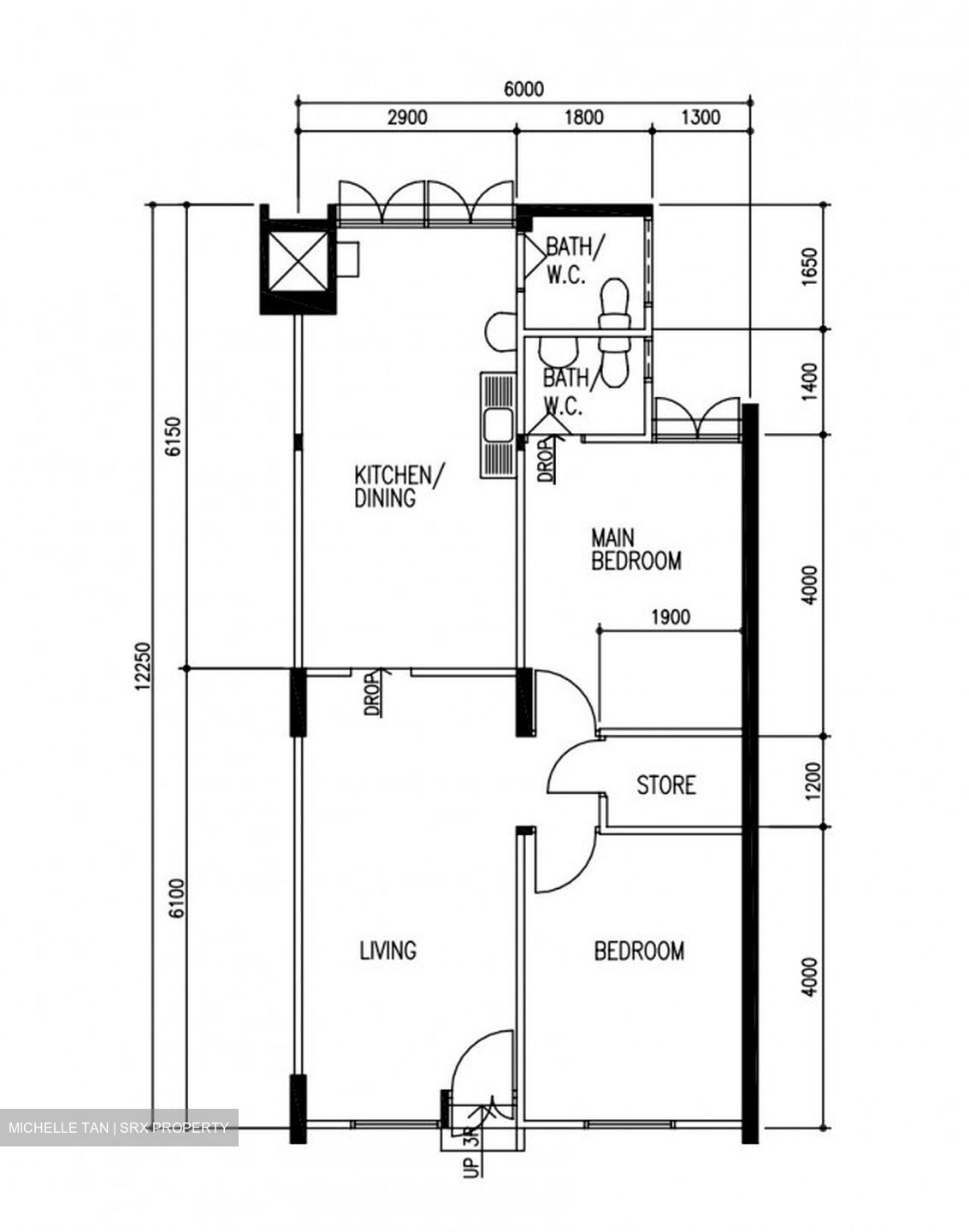 Blk 310 Clementi Avenue 4 (Clementi), HDB 3 Rooms #628327211